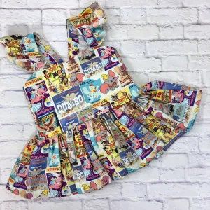 Dumbo Flutter Sleeve Peplum Tunic
