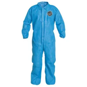 DuPont™ Proshield 10 Coveralls Blue with Elastic Wrists and Ankles, Blue, 4X-Large, PB125SB-4XL