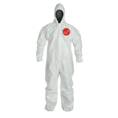 DuPont™ TYCHEM SL COVERALL ZIP FT HD ELAS WRT/ANK TAPED, SL127T-L