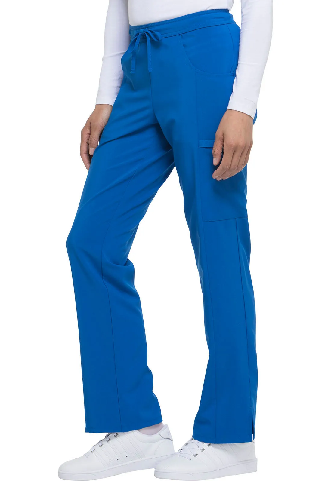 EDS Essentials DK010 Mid Rise Straight Leg Drawstring Pants Royal