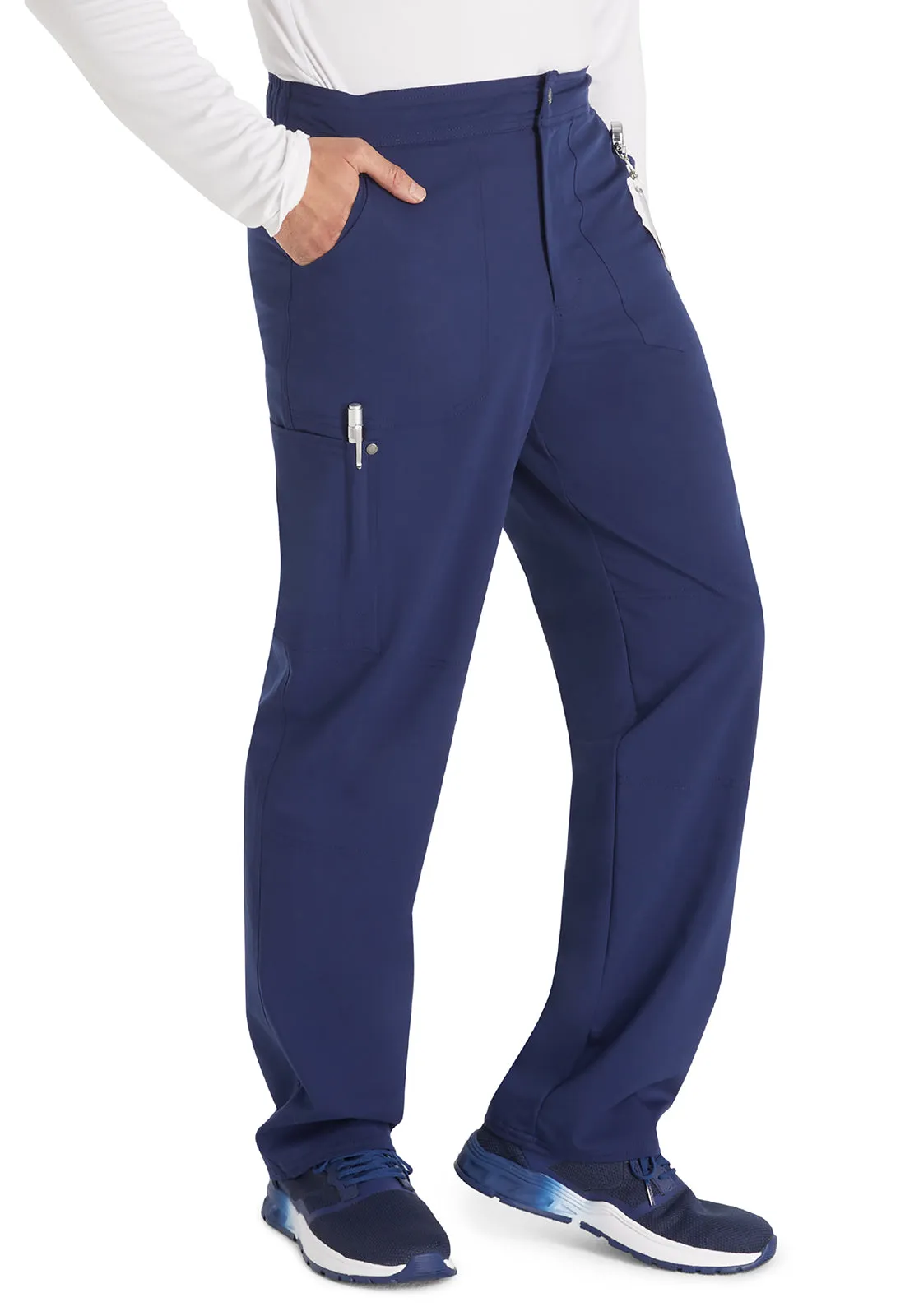EDS NXT DK216 Men's Mid Rise Zip Fly Straight Leg Pants Navy