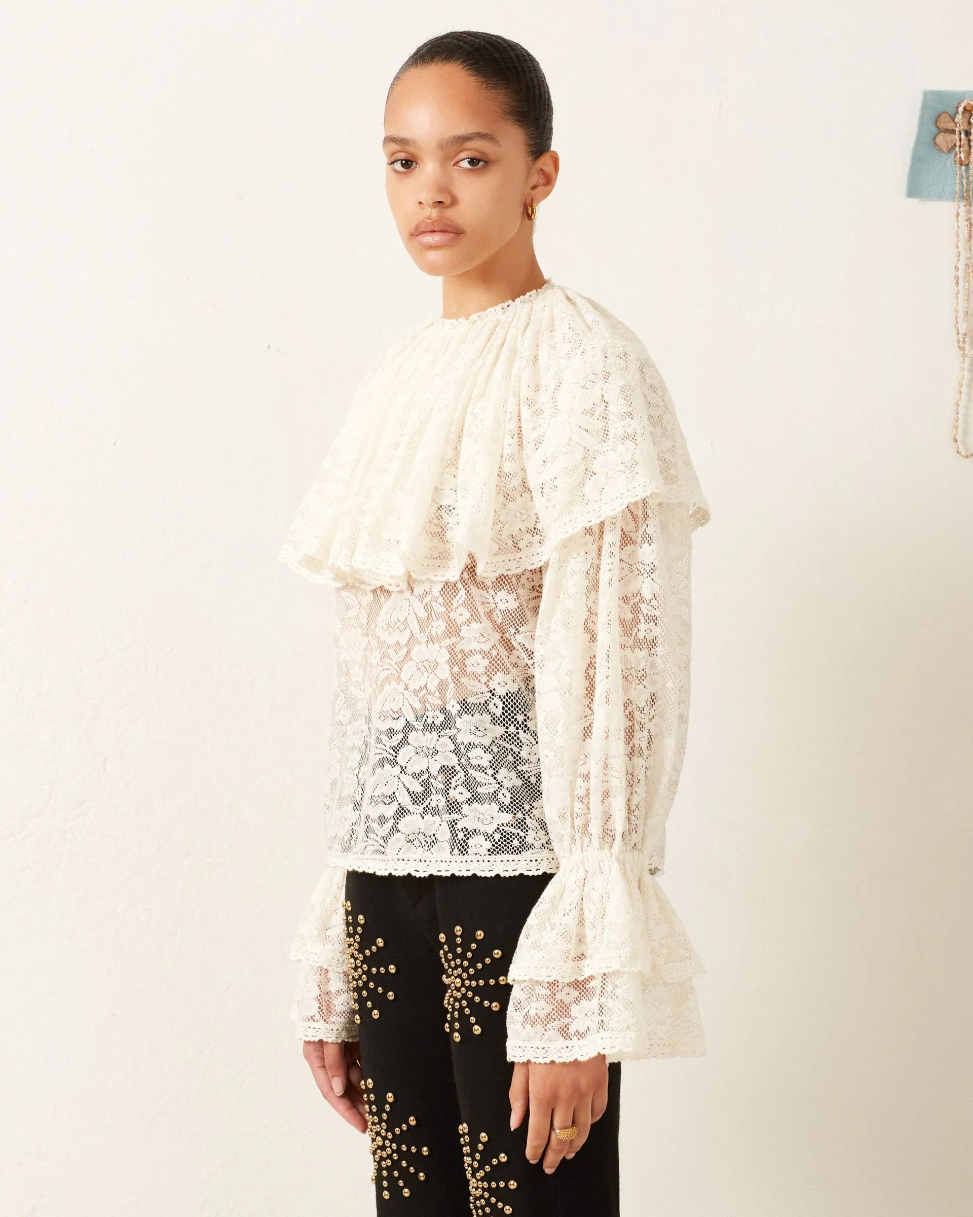 Eloise Magnolia Lace Top
