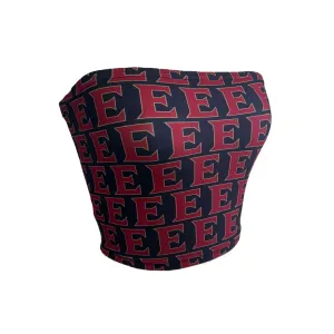 Elon All Over Black Tube Top