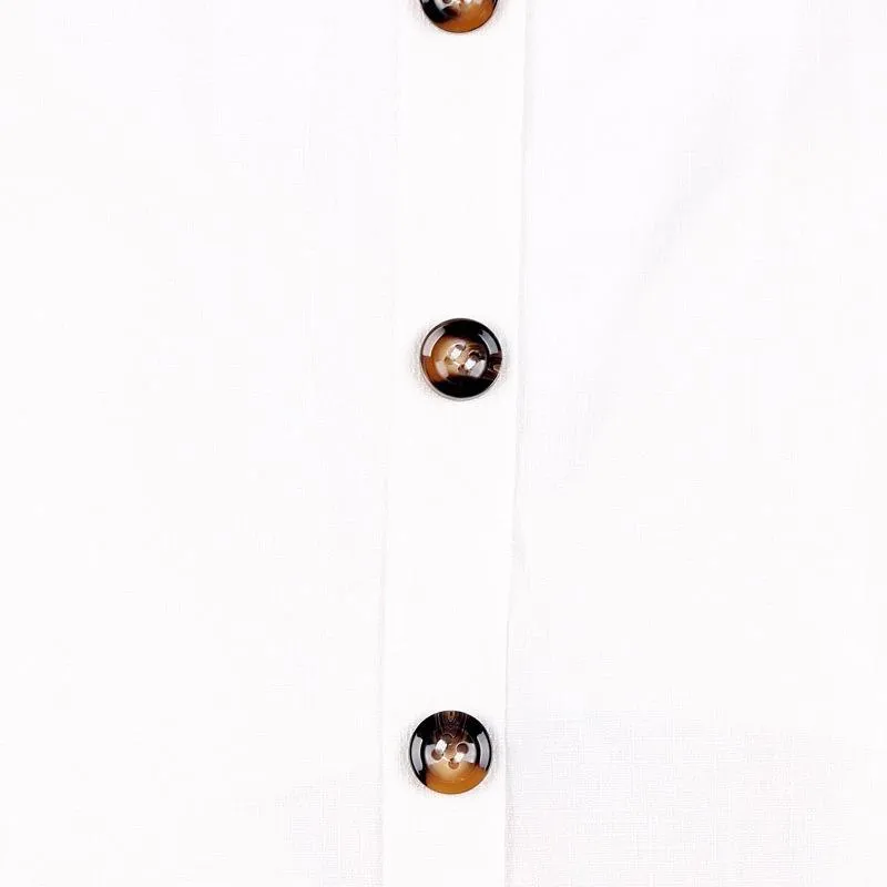 Embellished Collar Long Sleeve Blouse