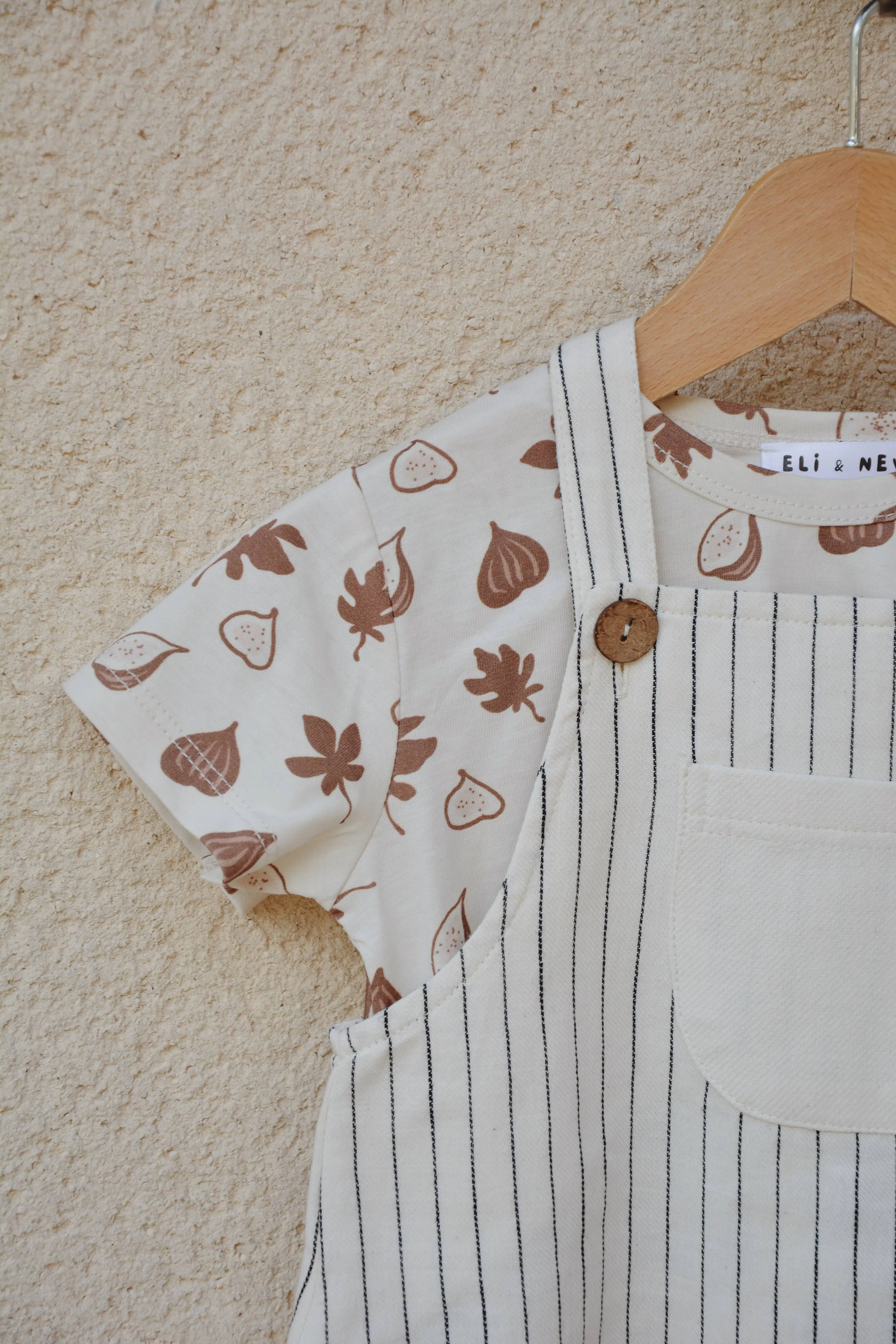 Emilien Striped Summer Overalls