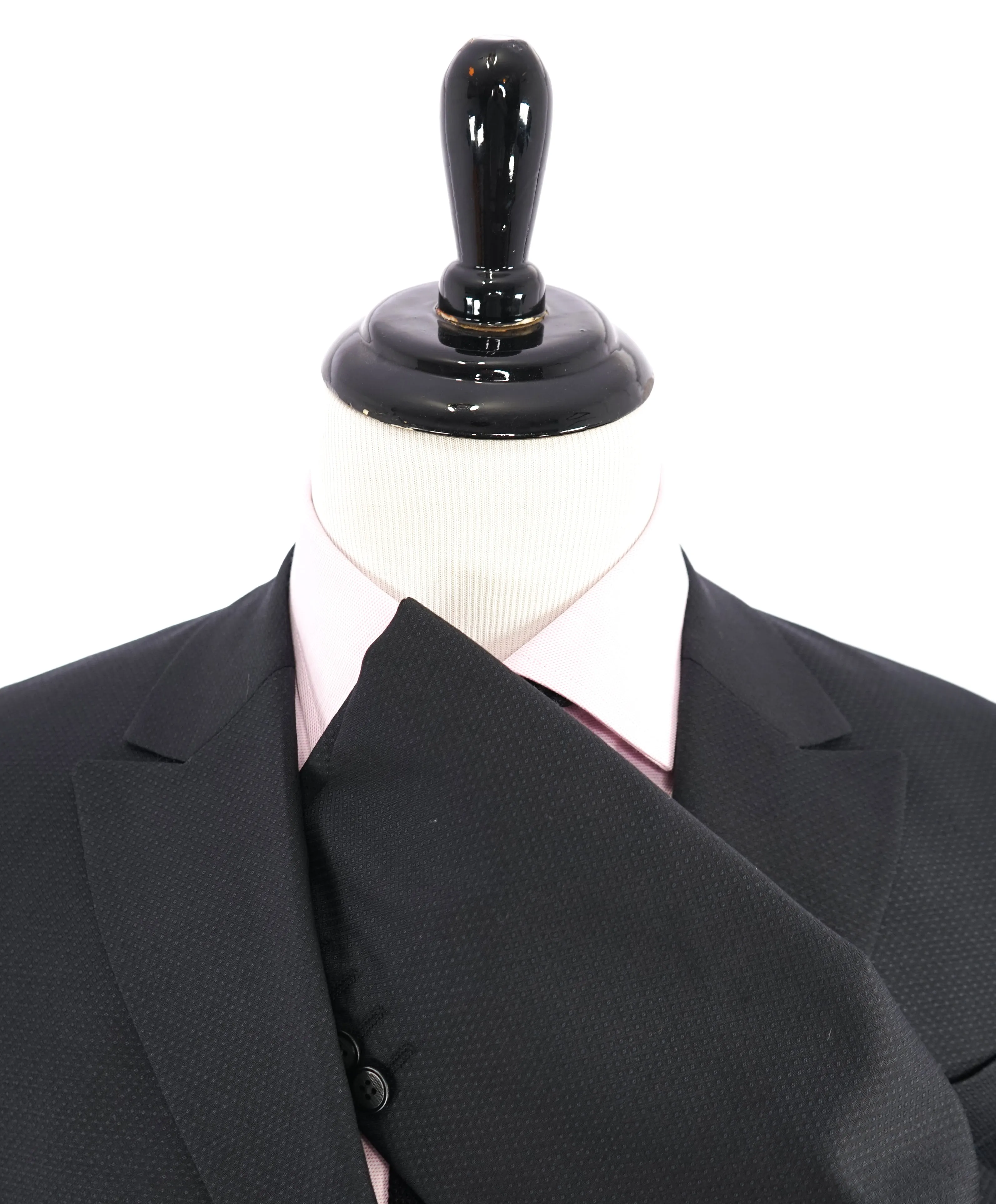 EMPORIO ARMANI - "M LINE" Drop 8 Made In Italy Geometric 1-Button Suit - 48S