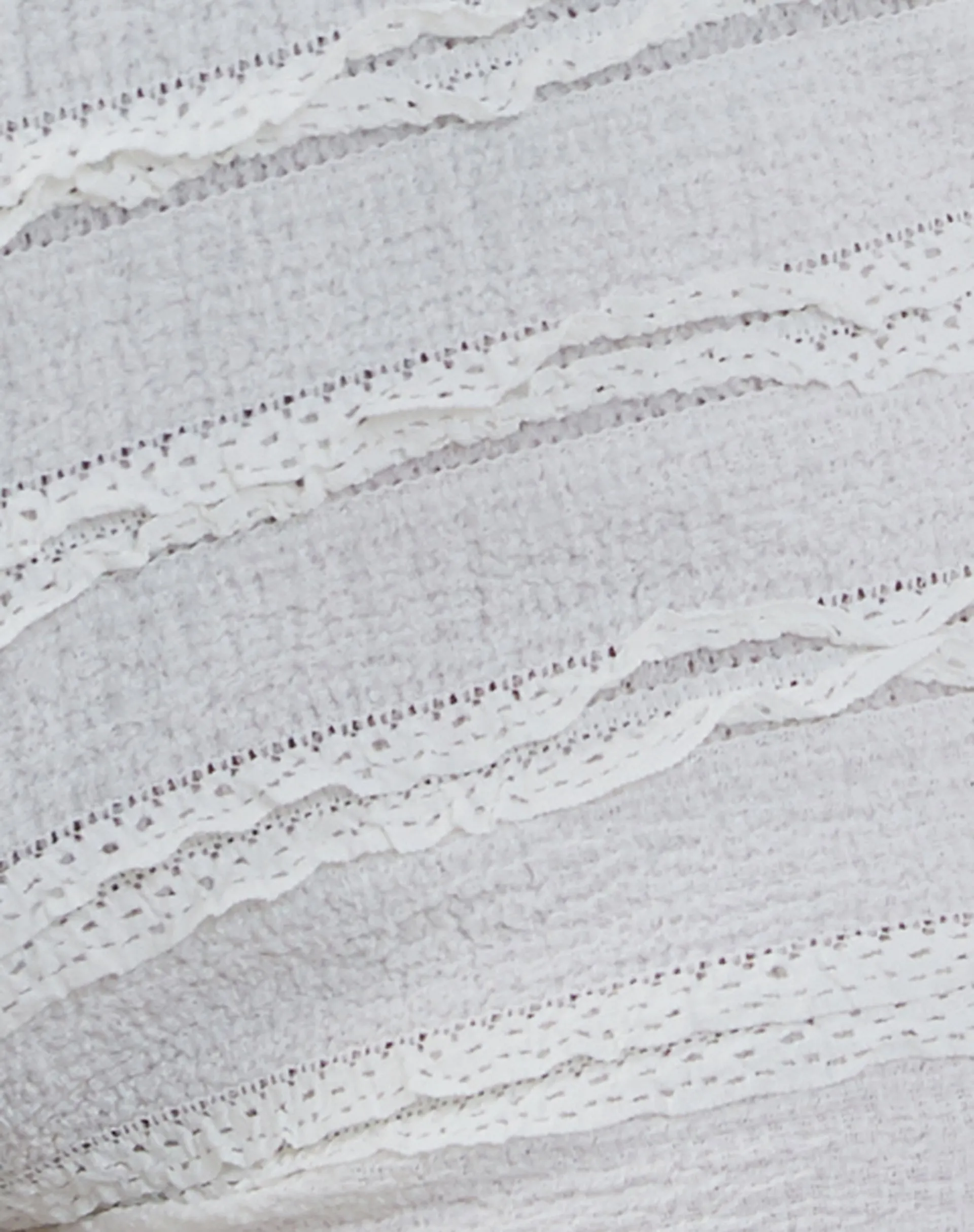 Ena Frilly Bloomer Micro Shorts in Ivory