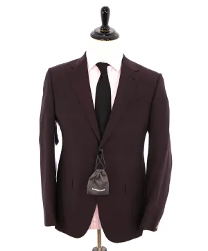 ERMENEGILDO ZEGNA -“LEGGERISSIMO" Premium SILK BURGUNDY Red Suit - 40R