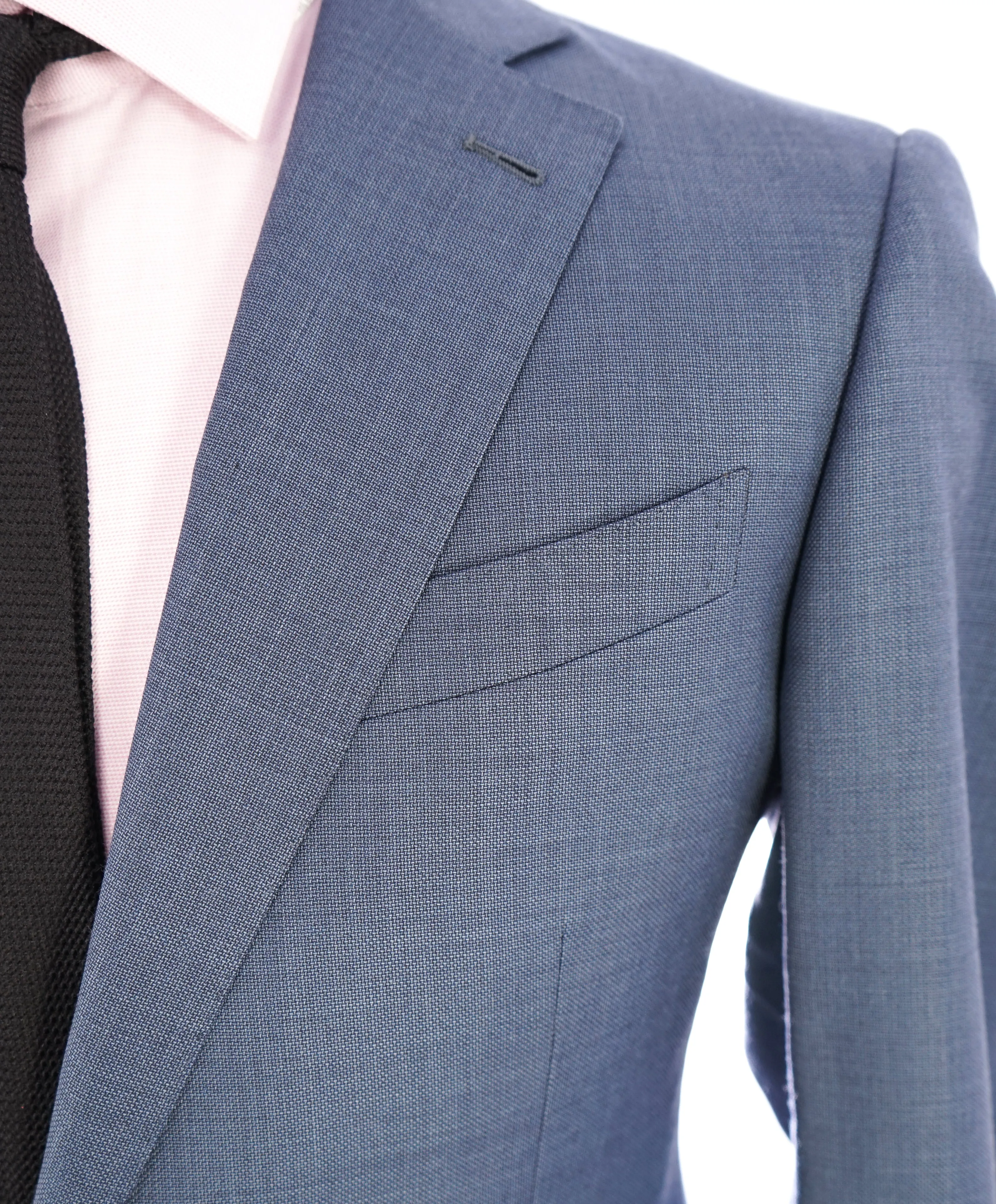 ERMENEGILDO ZEGNA - "MULTI-SEASON" Pastel Baby Blue Suit - 40R