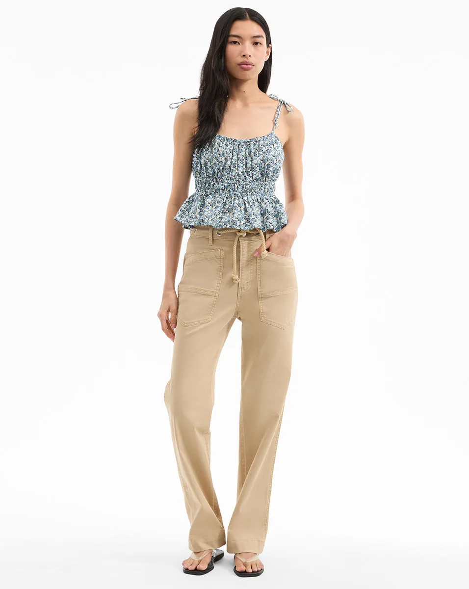 Erving Floral Peplum Top