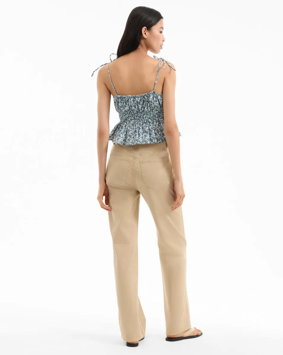 Erving Floral Peplum Top