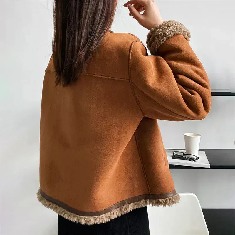 Evelyn™ | Luxurious Genuine Sheepskin Jacket