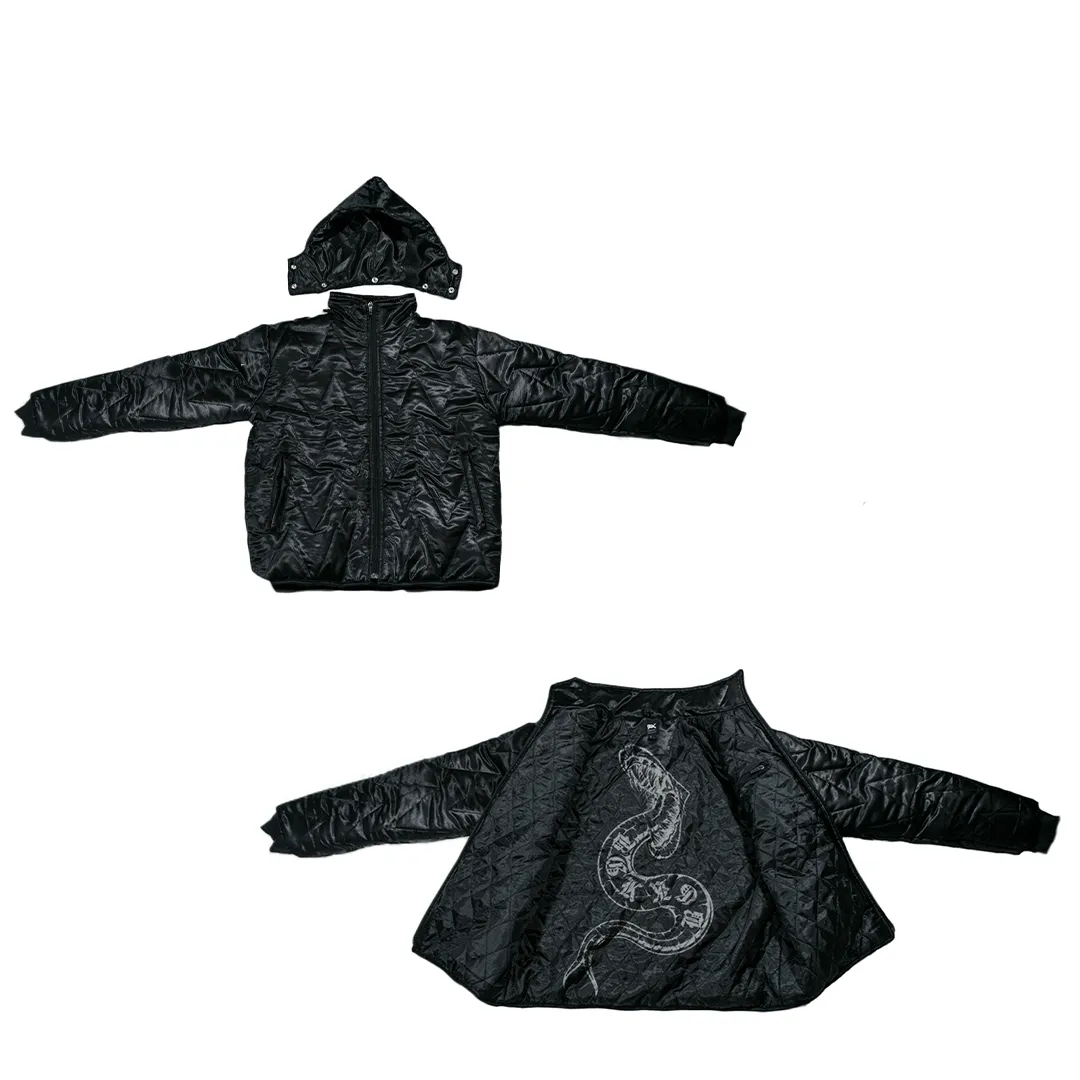 Extraterrestrial Funnel Neck Puffer Coat