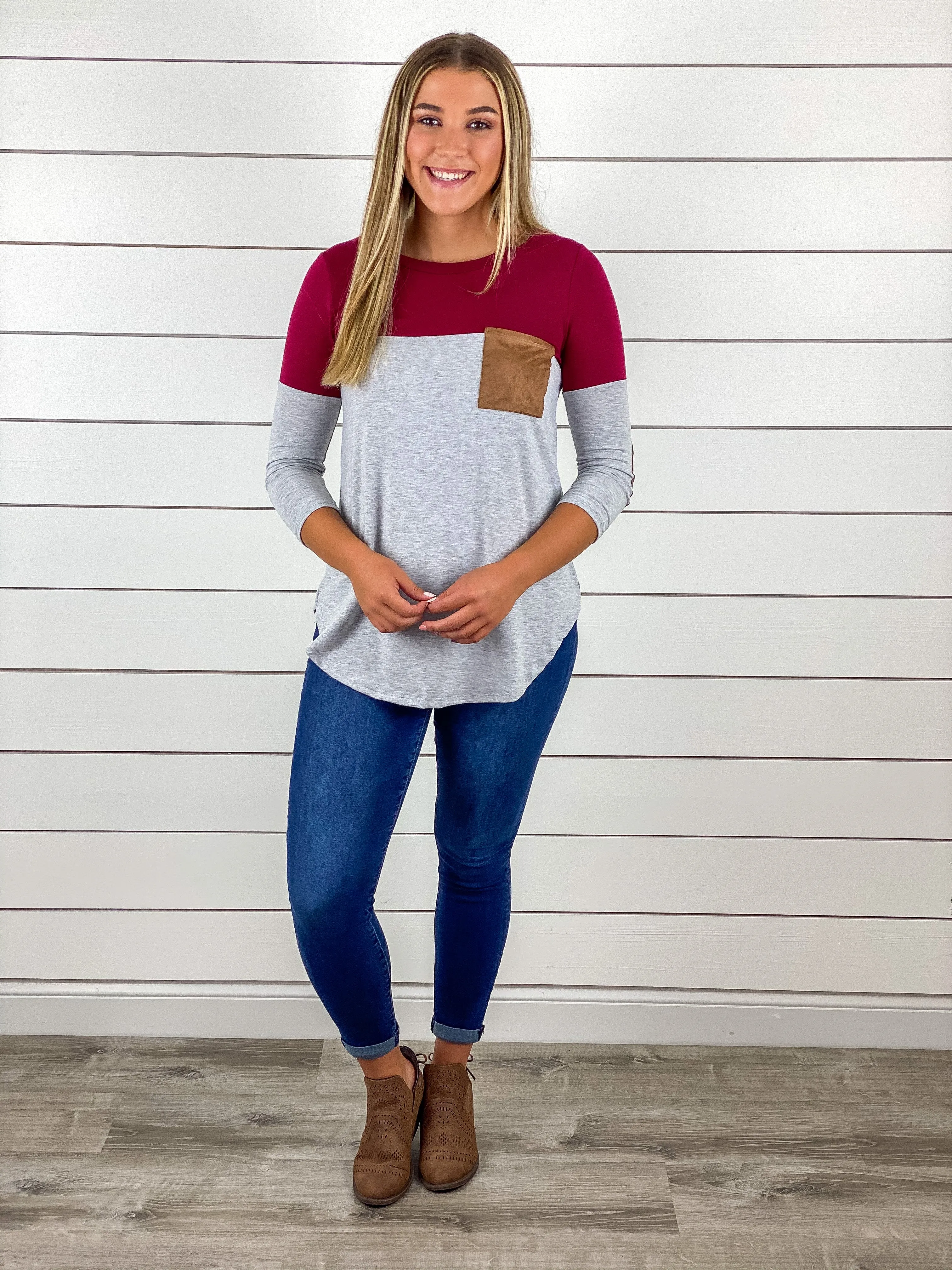 Fall Days 3/4 Sleeve Top
