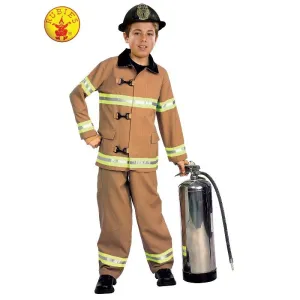 Fire Fighter Costume Child Size L