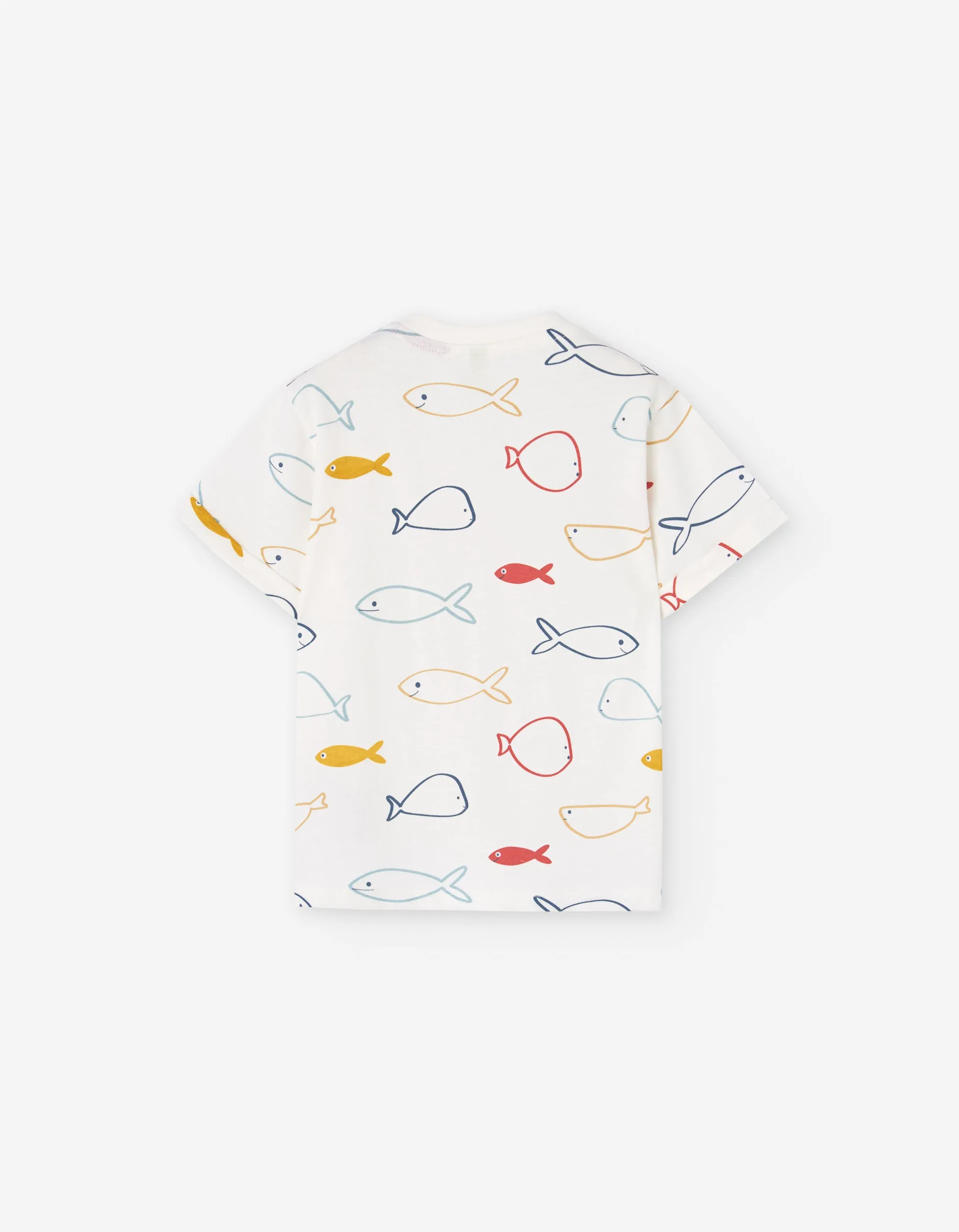 Fish printed tee by Losan