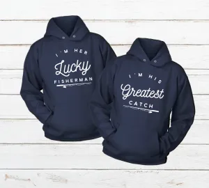 Fishing Matching Couples Hoodies