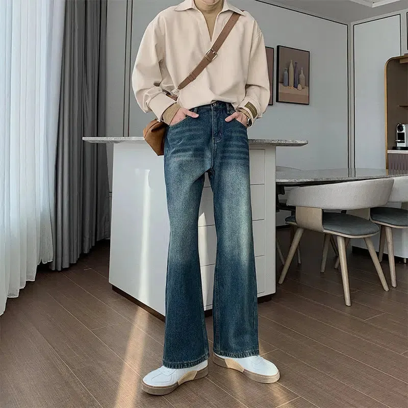 Fleece Straight-leg Jeans
