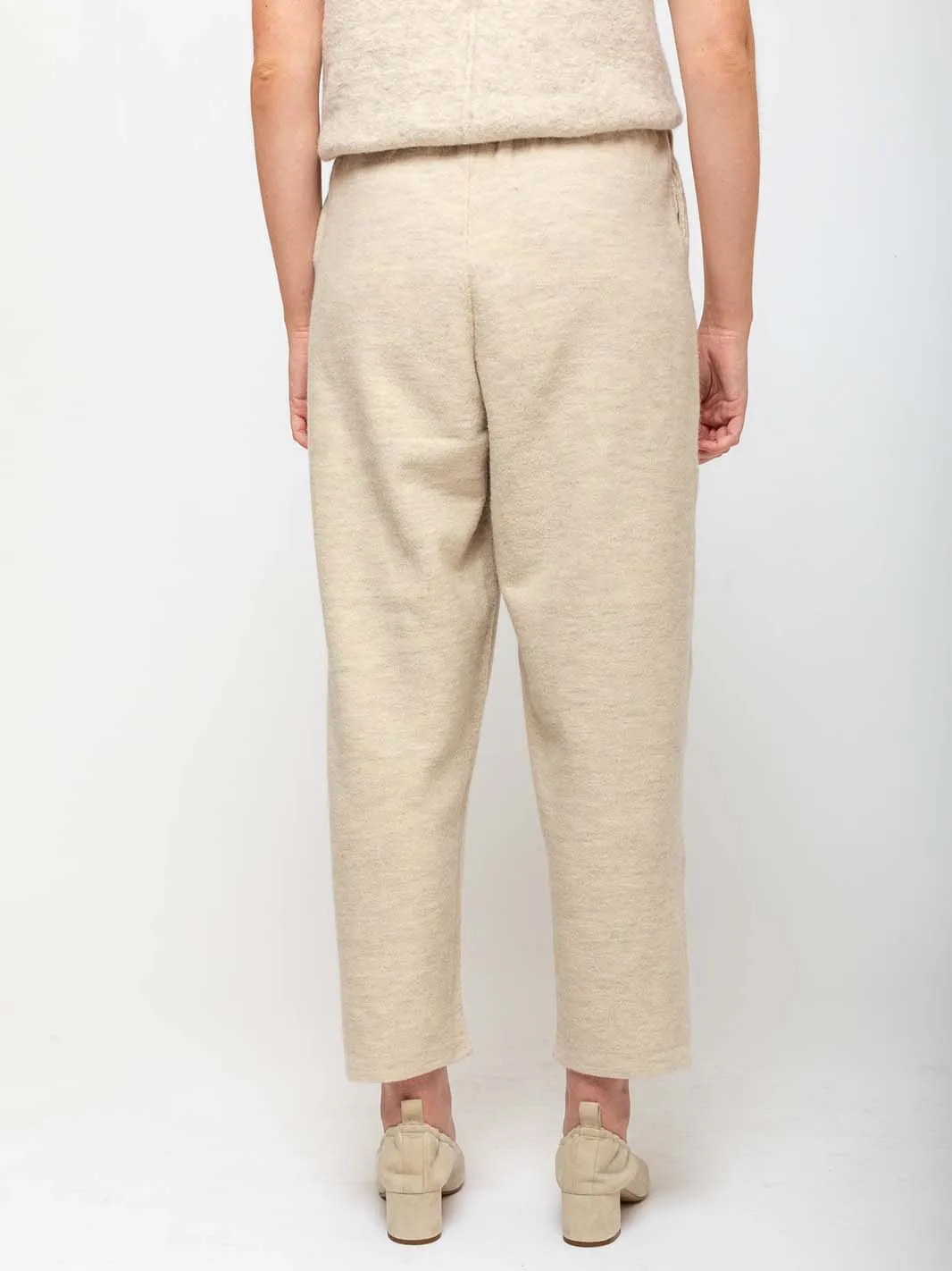 Fleece Trouser - Ecru