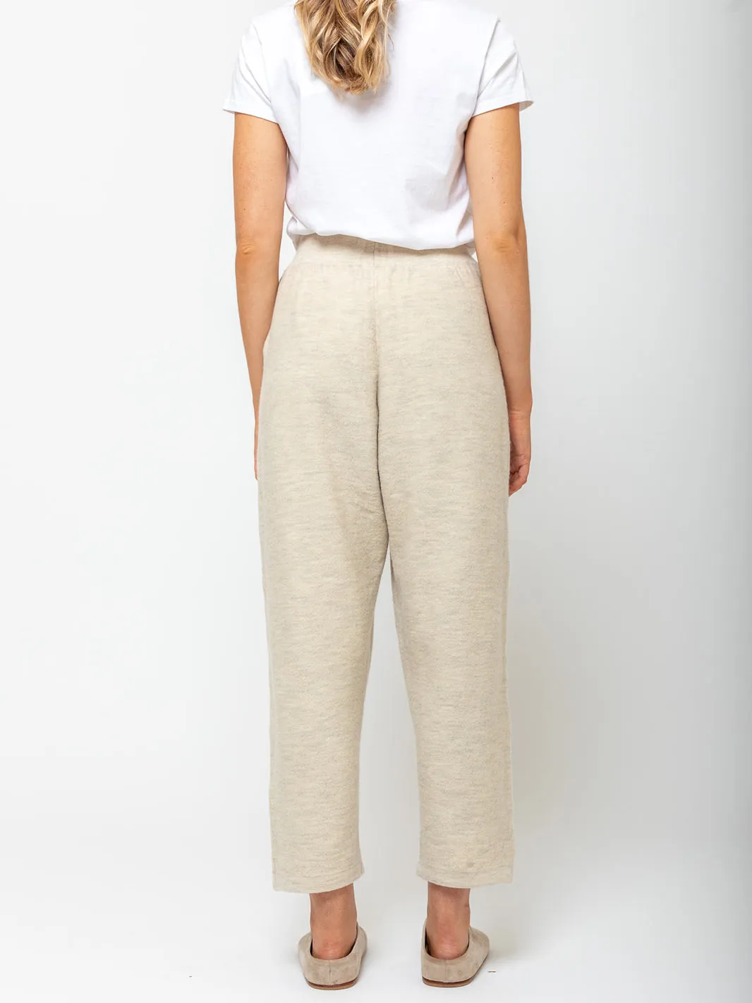 Fleece Trouser - Ecru