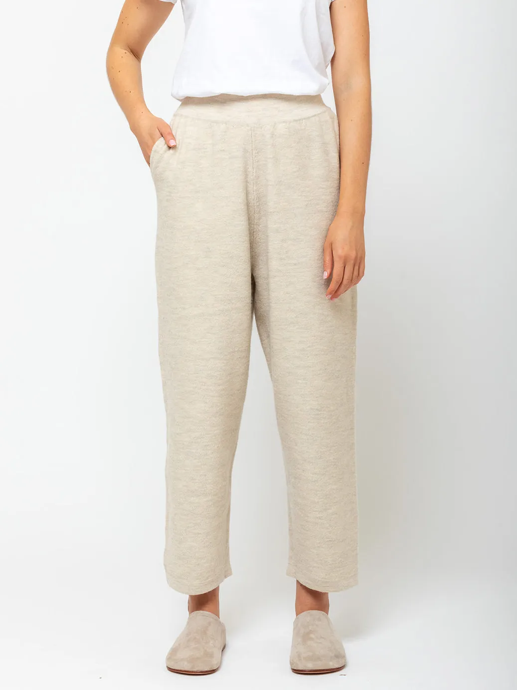 Fleece Trouser - Ecru