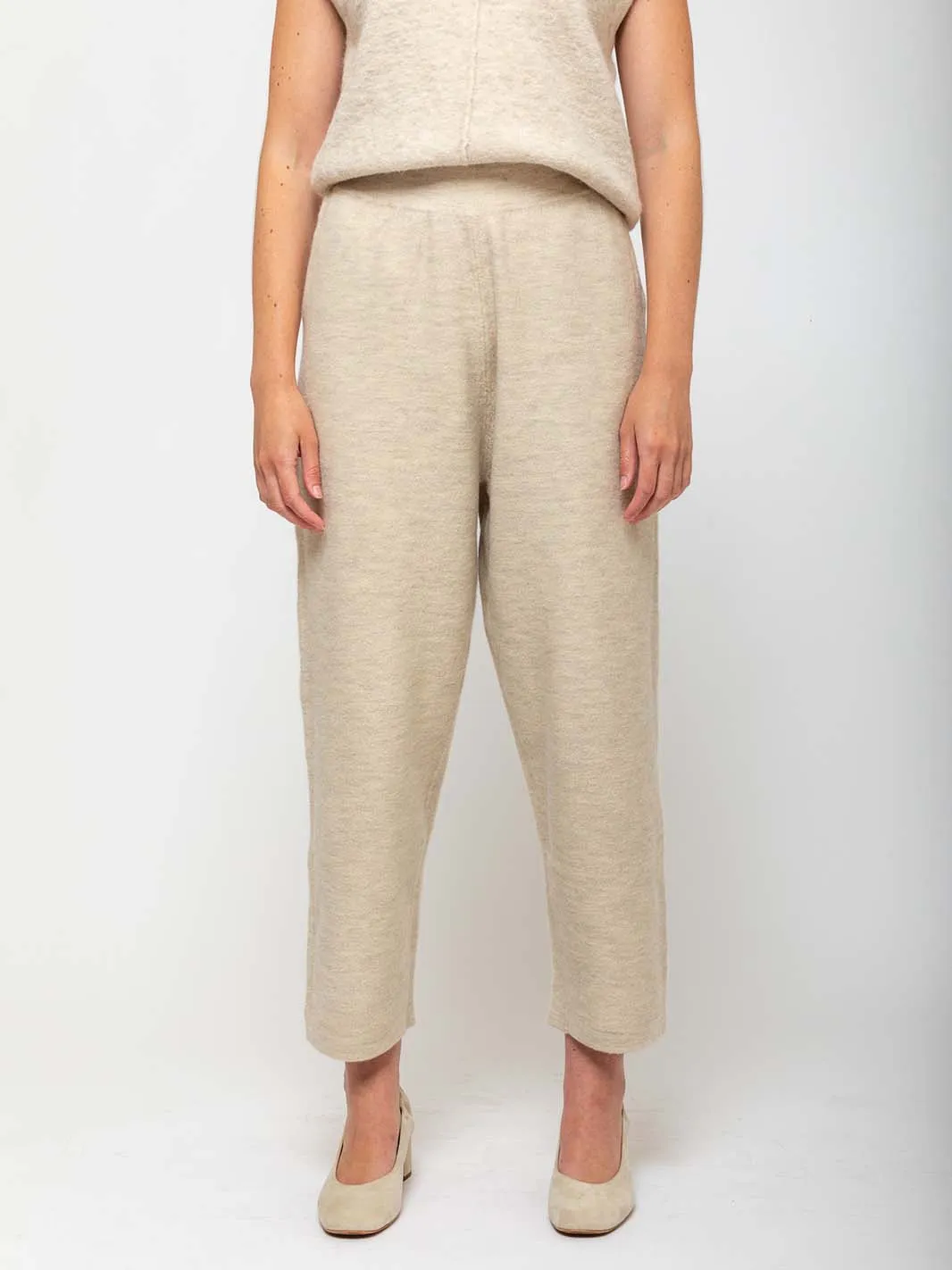 Fleece Trouser - Ecru