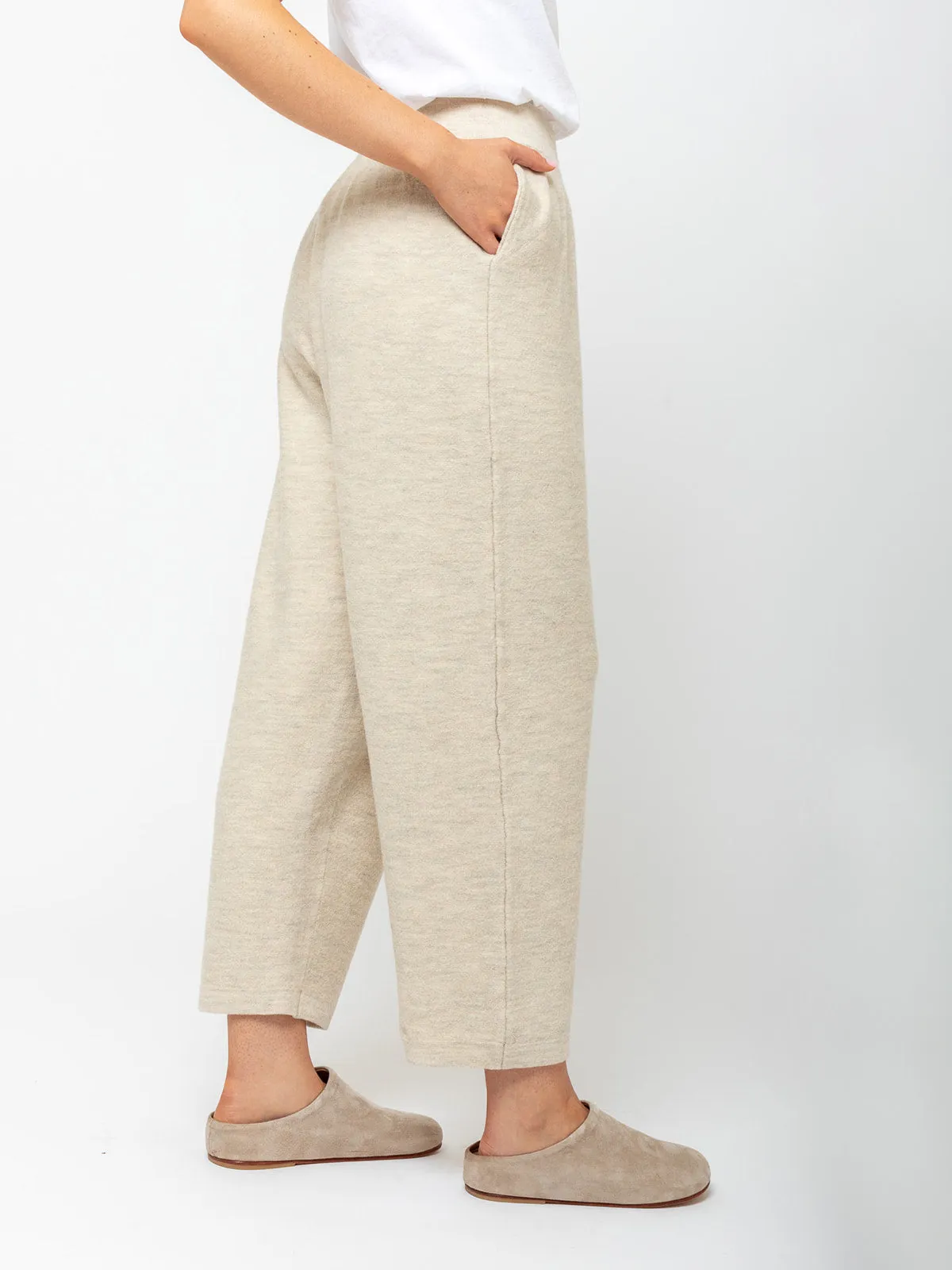 Fleece Trouser - Ecru