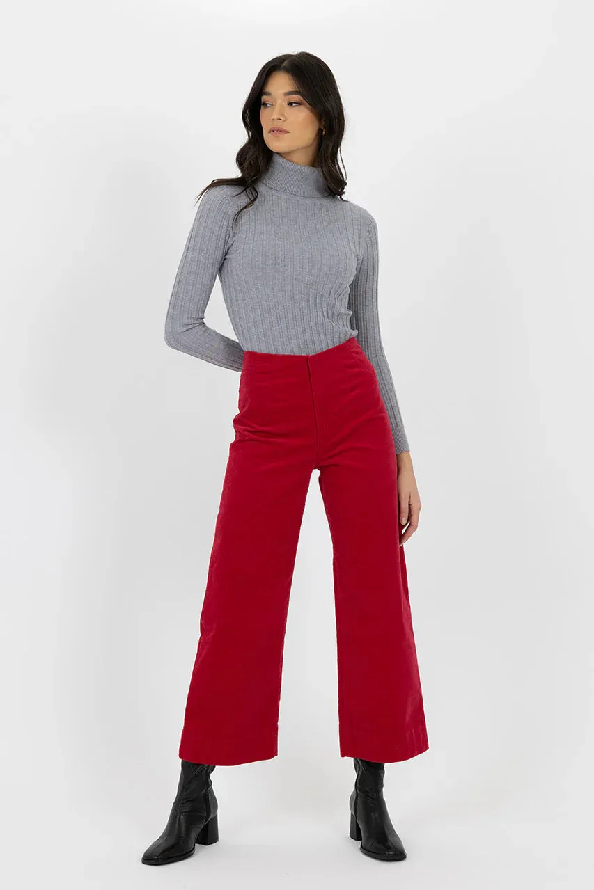 fleetwood pin cord wide leg (hw24319)