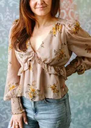 Floral Chiffon Top