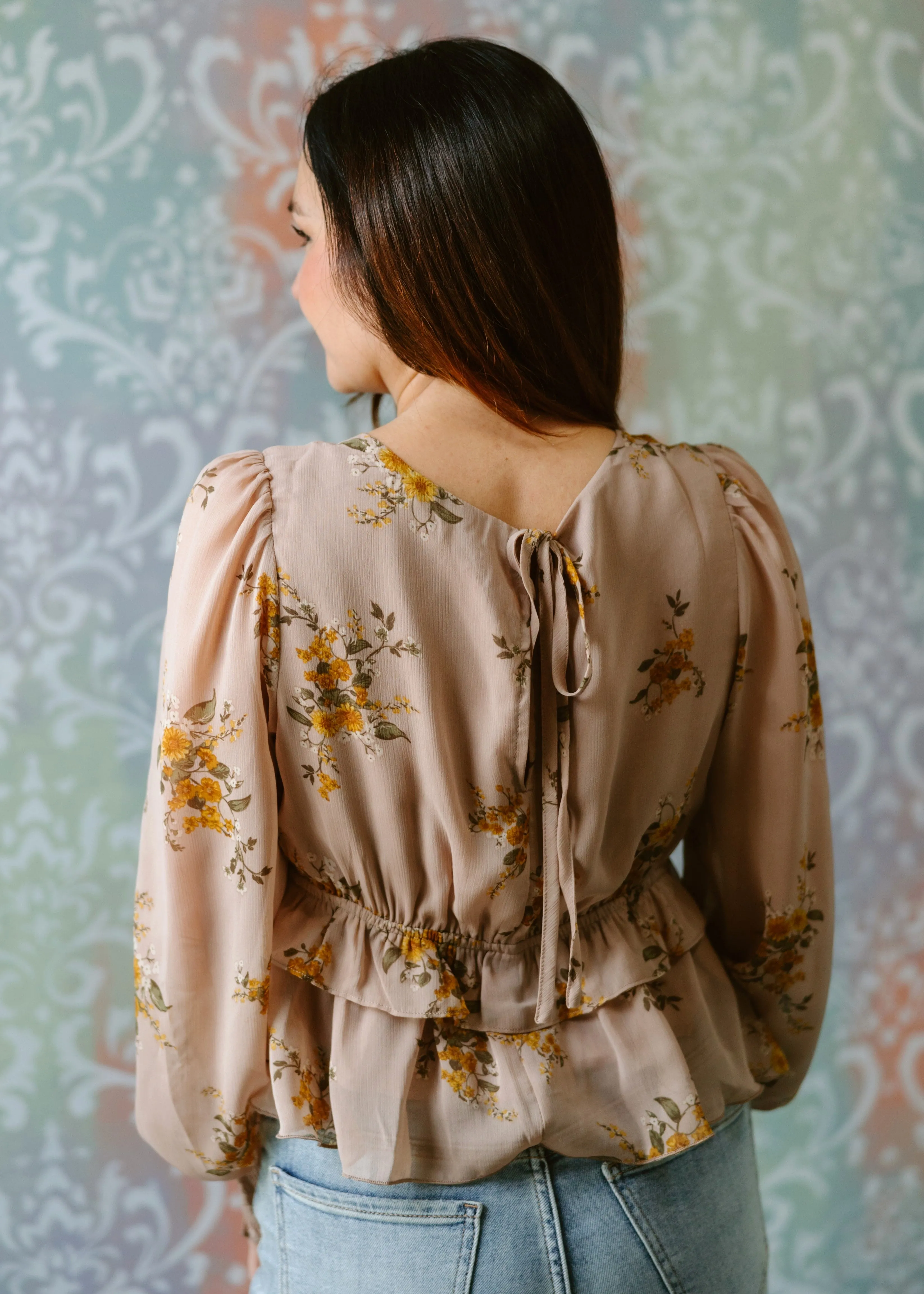 Floral Chiffon Top