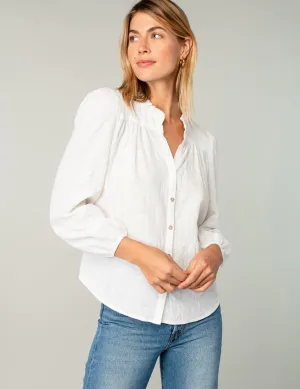 Floral Jacquard Blouse