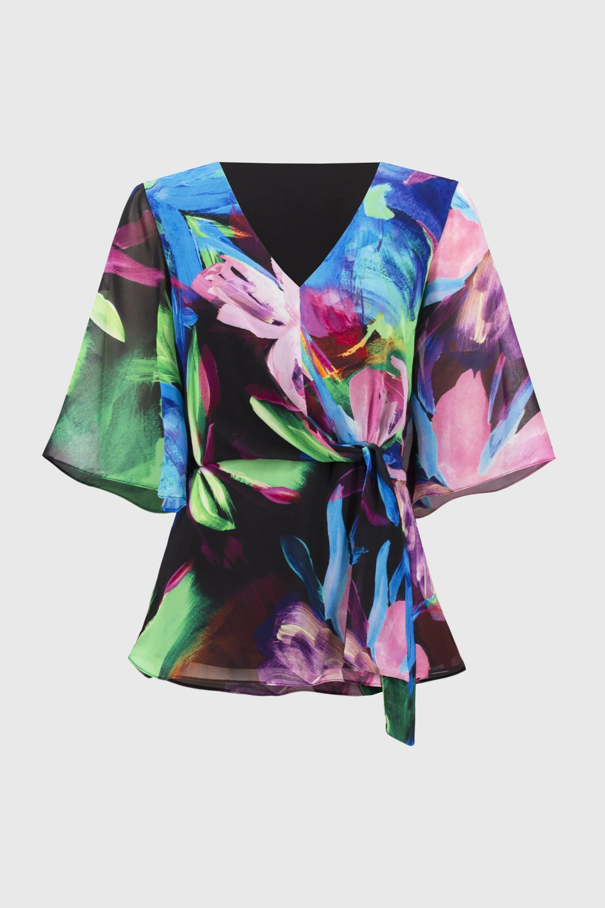 Flower peplum top