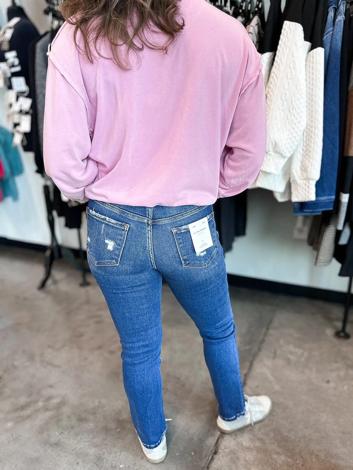 Flying Monkey Mid Rise Ankle Slim Straight
