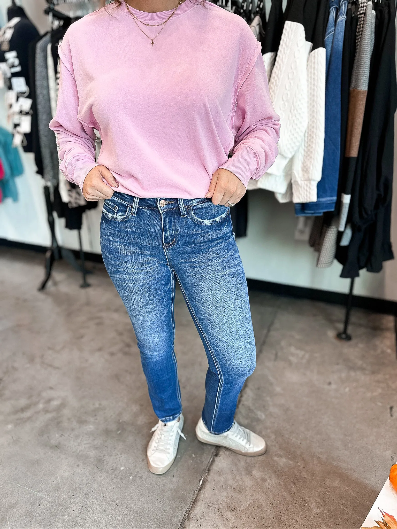Flying Monkey Mid Rise Ankle Slim Straight