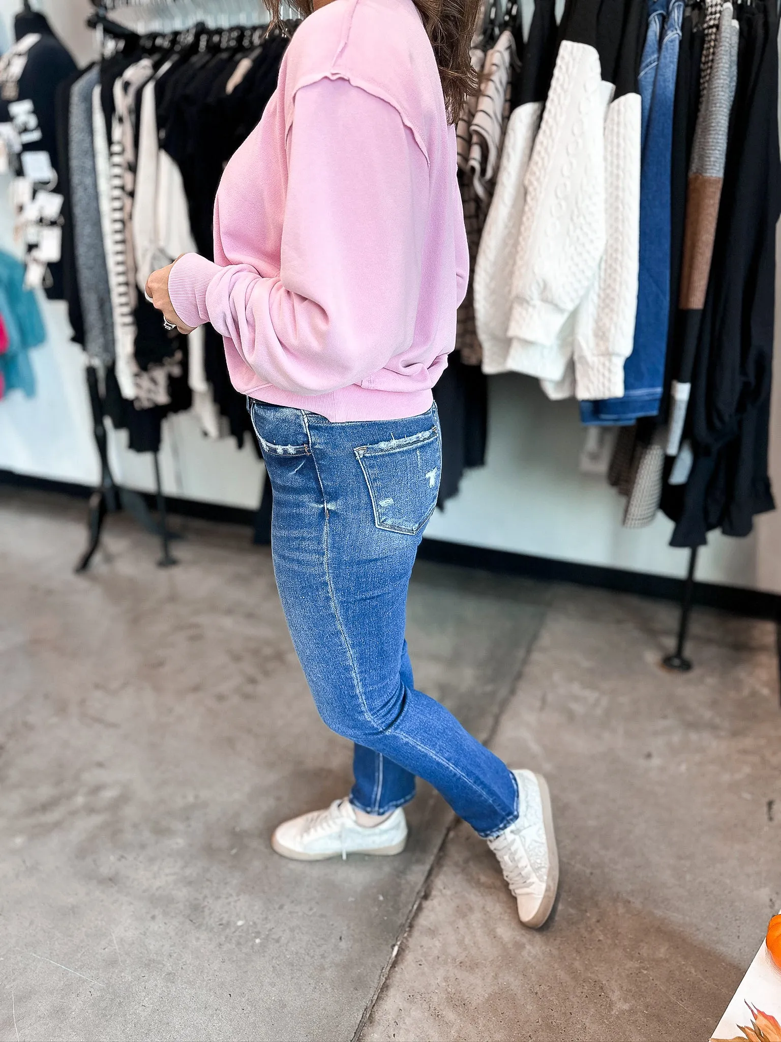 Flying Monkey Mid Rise Ankle Slim Straight