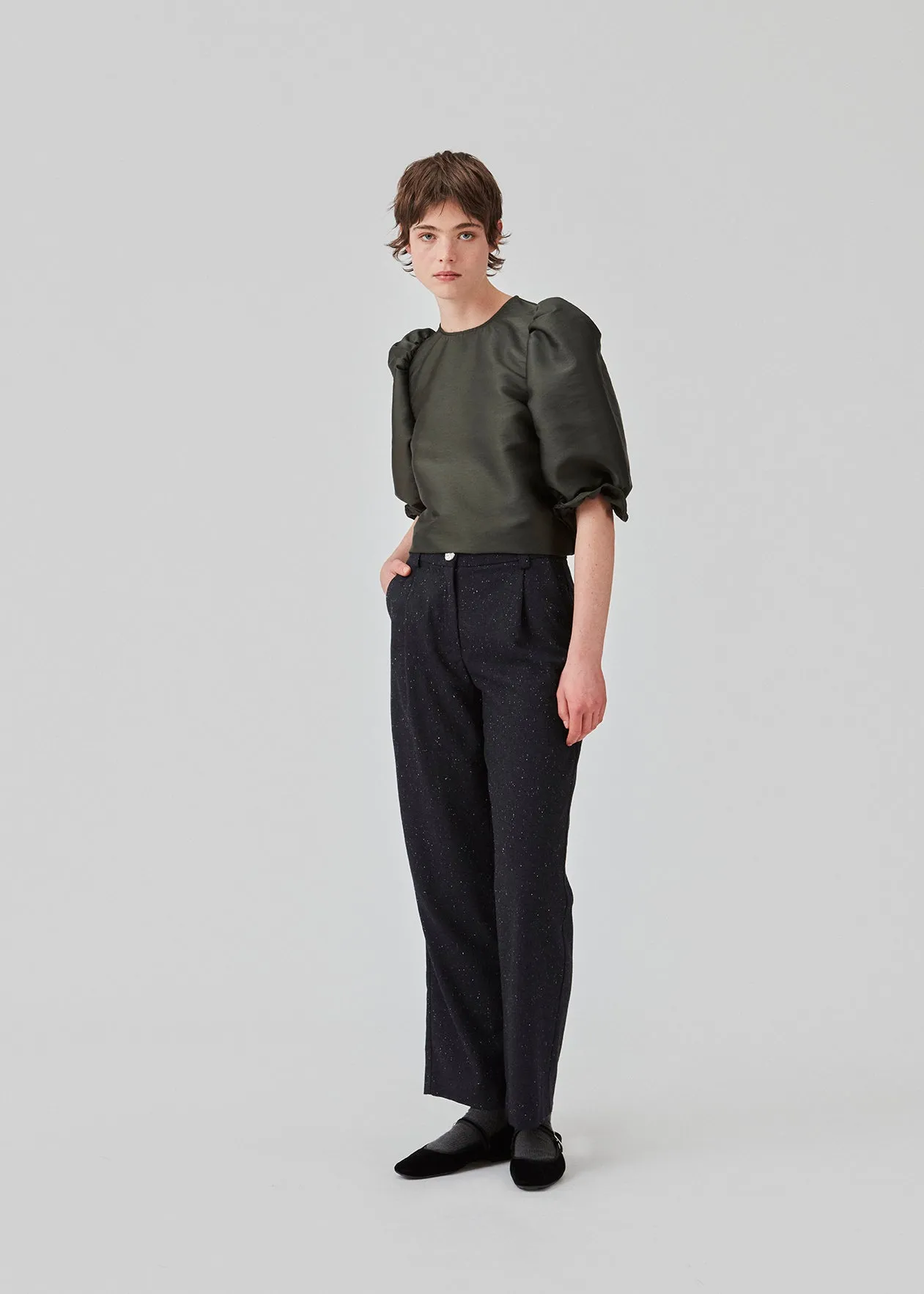 FolaMD pants - Dark Navy Melange