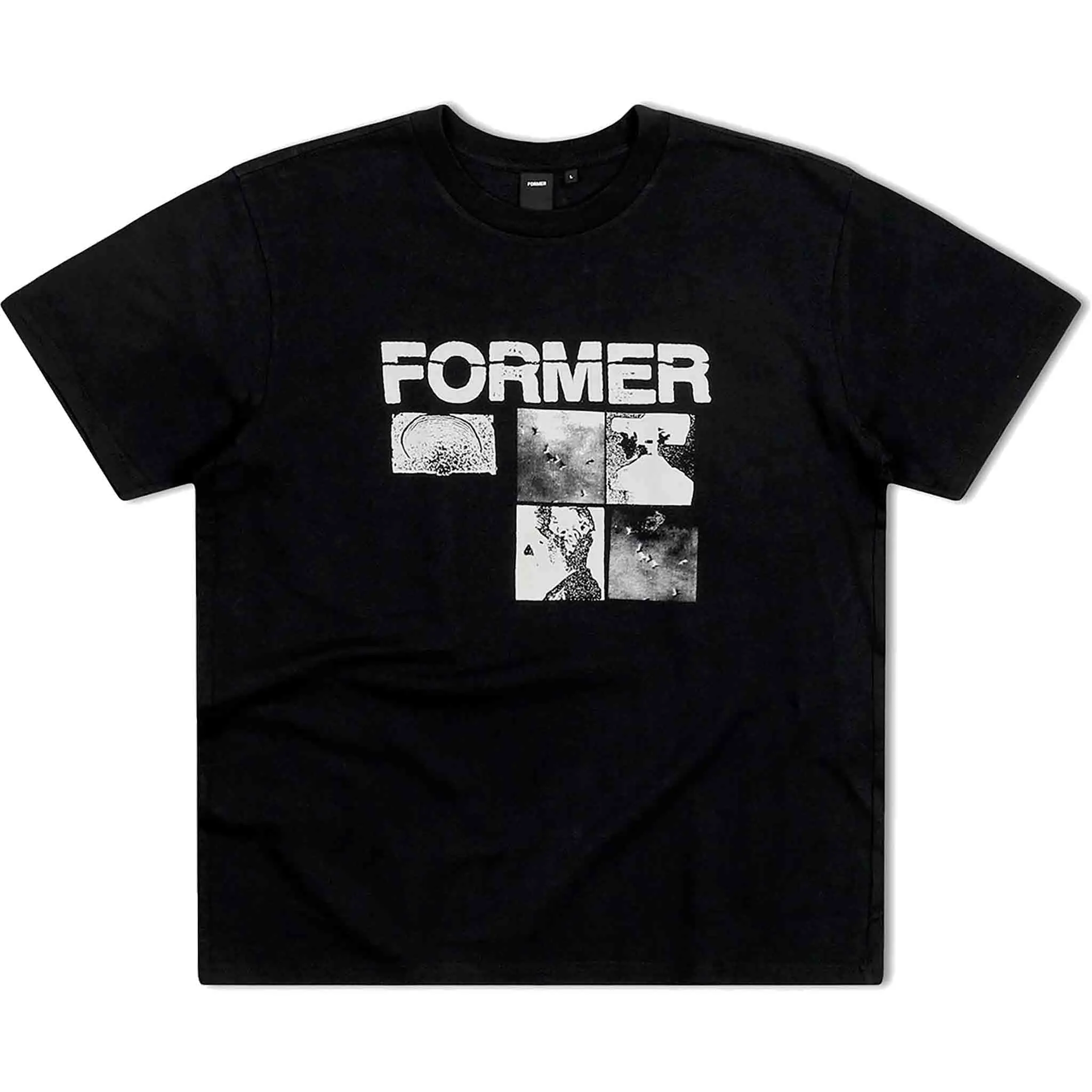Former Unfolding Tee Black