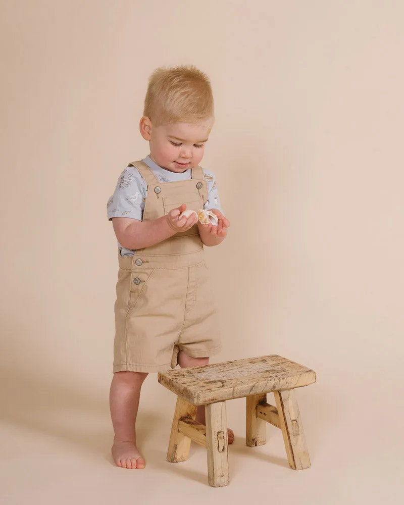 FOX & FINCH PUFFIN TWILL OVERALLS