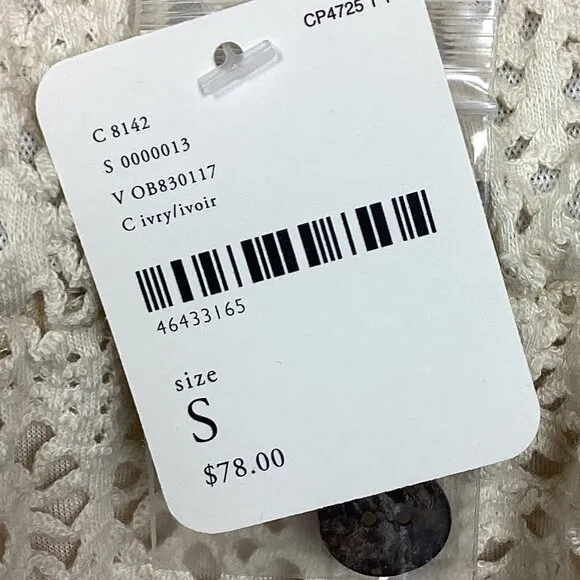 Free People Beach Island Short Overalls S NWT