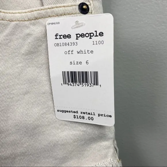 Free People Sun Kissed Denim Short Overalls
