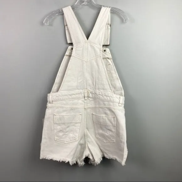 Free People Sun Kissed Denim Short Overalls