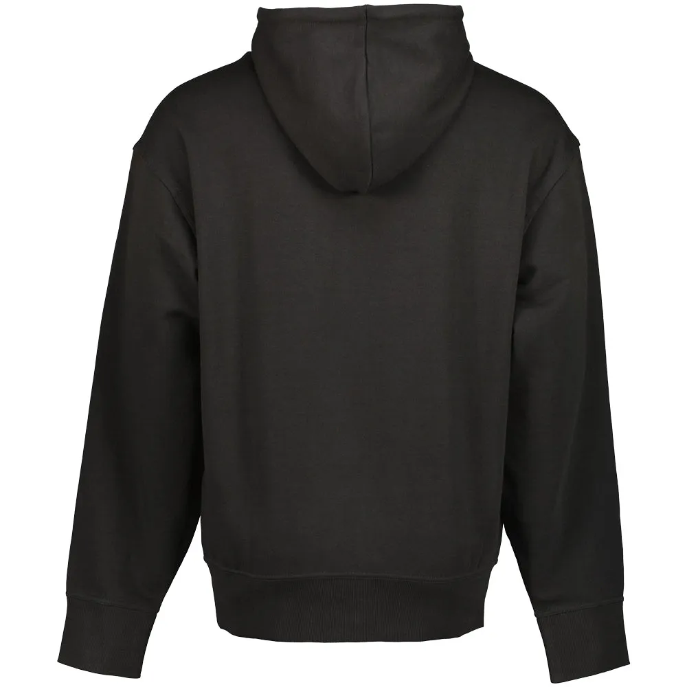 French Terry Logo Print Hoodie