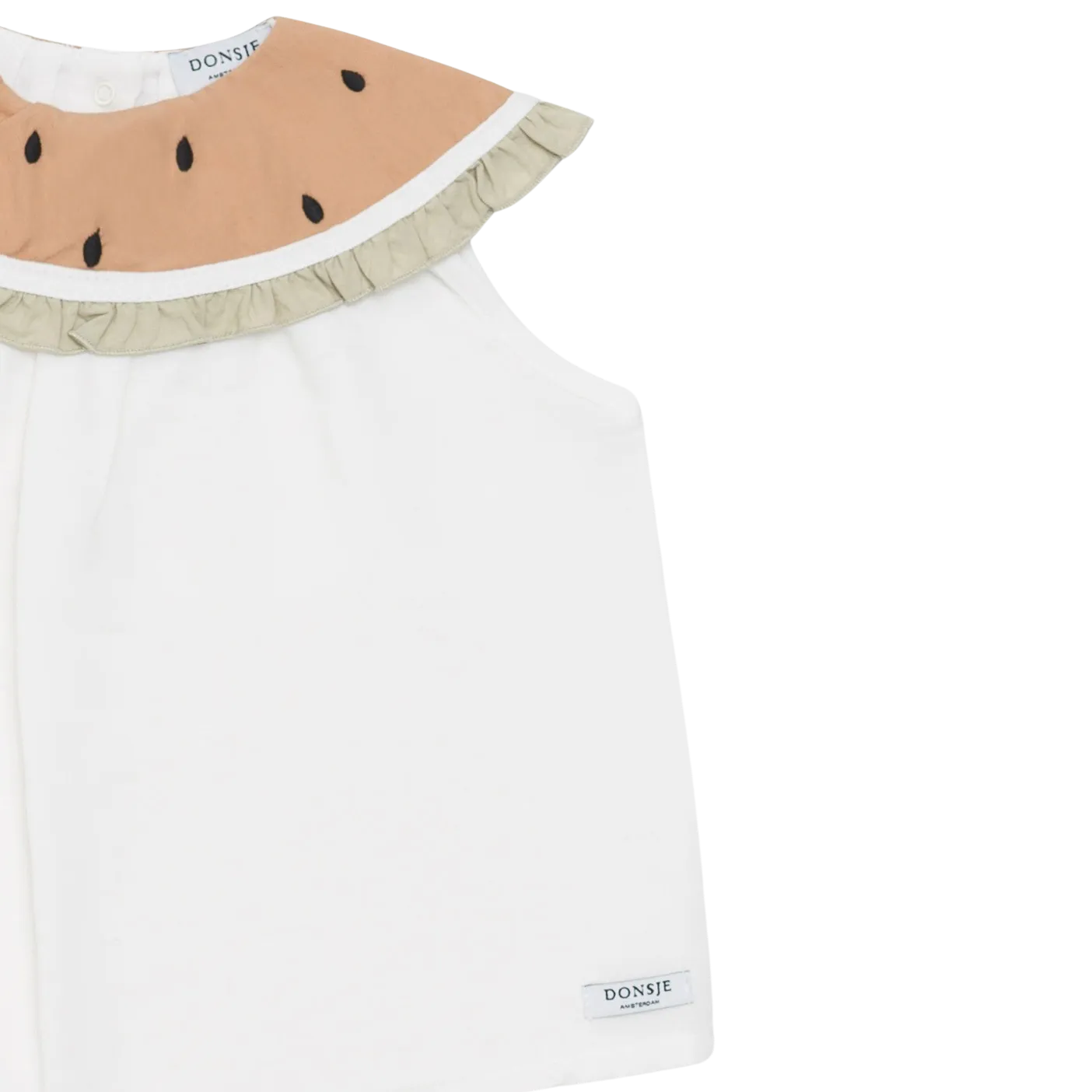 Frutys Blouse | Watermelon | Crispy White