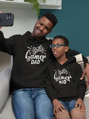 Gamer Dad & Gamer Kid Hoodies