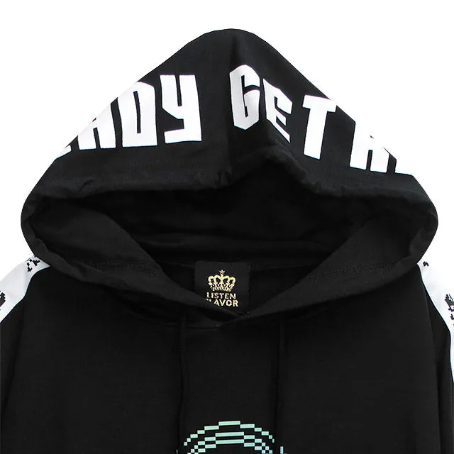 Gaming 8bit Sleeve Line Hoodie