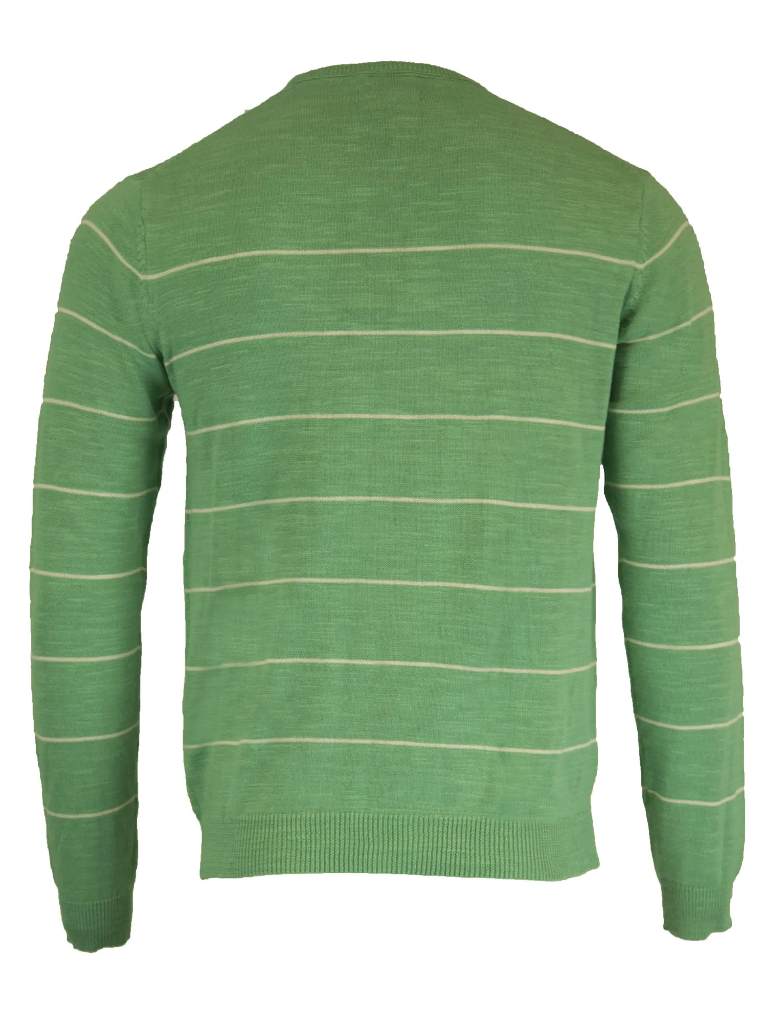 Gant Men's P.N Natural Cotton Breton Crew, Medium, Valley Green