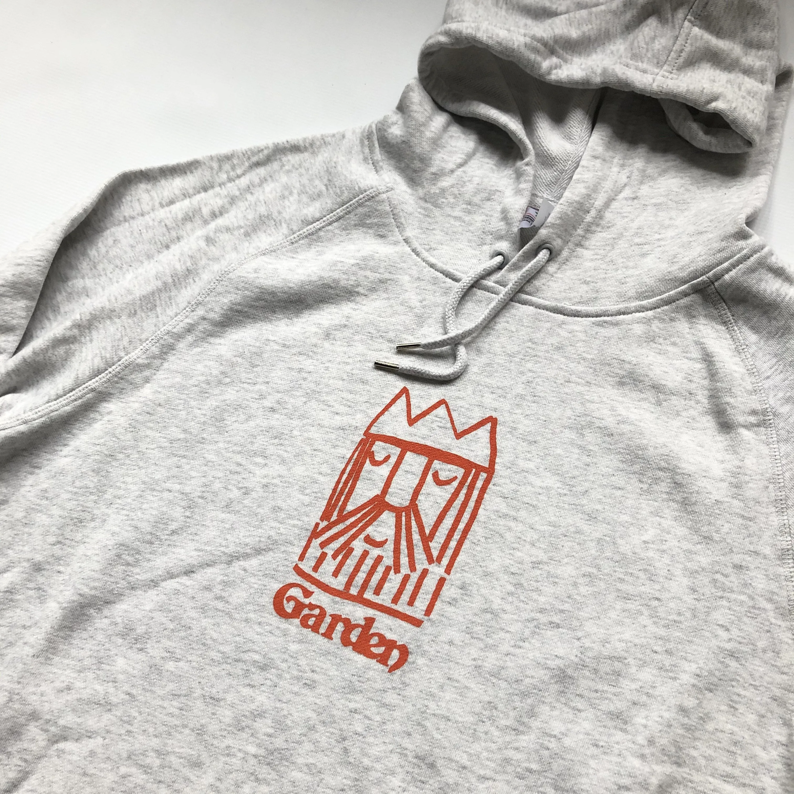 Garden King Ed Heavy Hoodie - Ash
