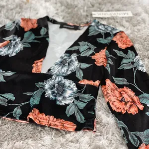 Garden of Eden Velvet Crop Top