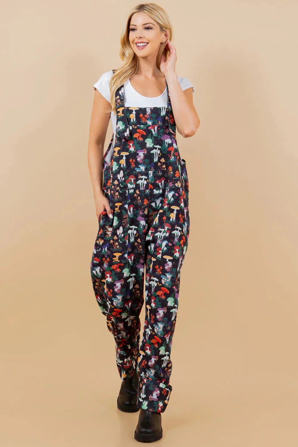 Garden Of Mushroom Overalls