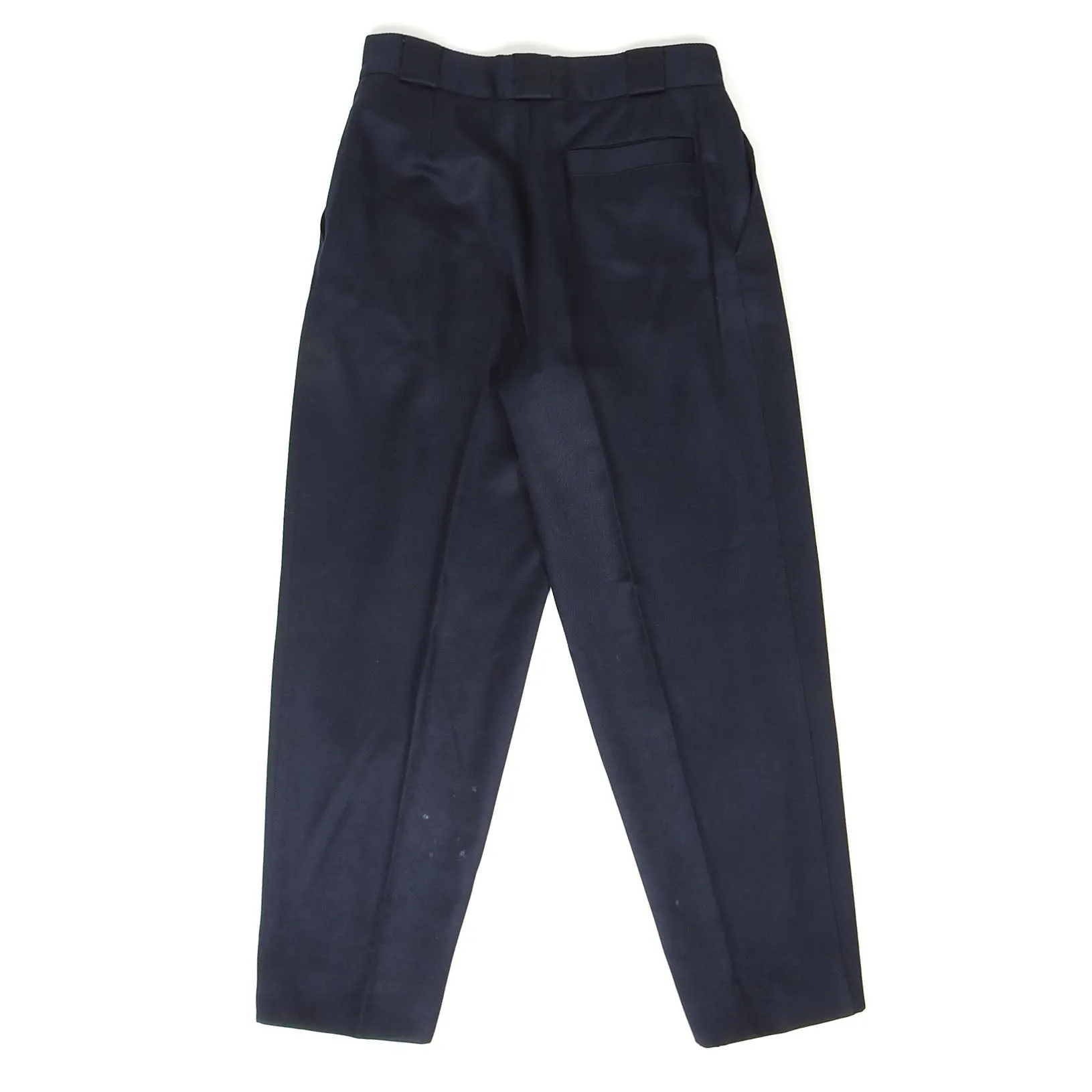 Gianni Versace Vintage Pleated Navy Wool Pants Size 50